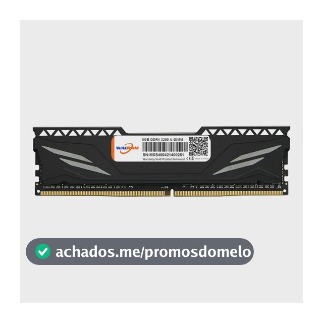 Memória Ram Ddr4 8 Gb 3200 Mhz Para Pc De Mesa Com Dissipador 1.5 V