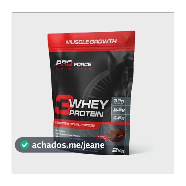 Proteína Proforce 3 Whey em pó sabor Morango x 2kg