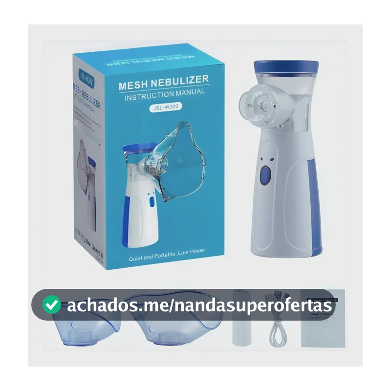 Inalador nebulizador portátil