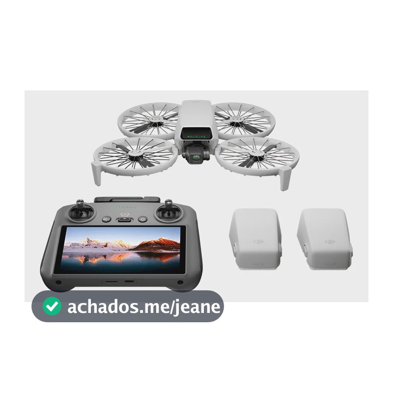 Drone Dji Flip Fly More Combo (com Tela) Br - Dji061 Ciinza