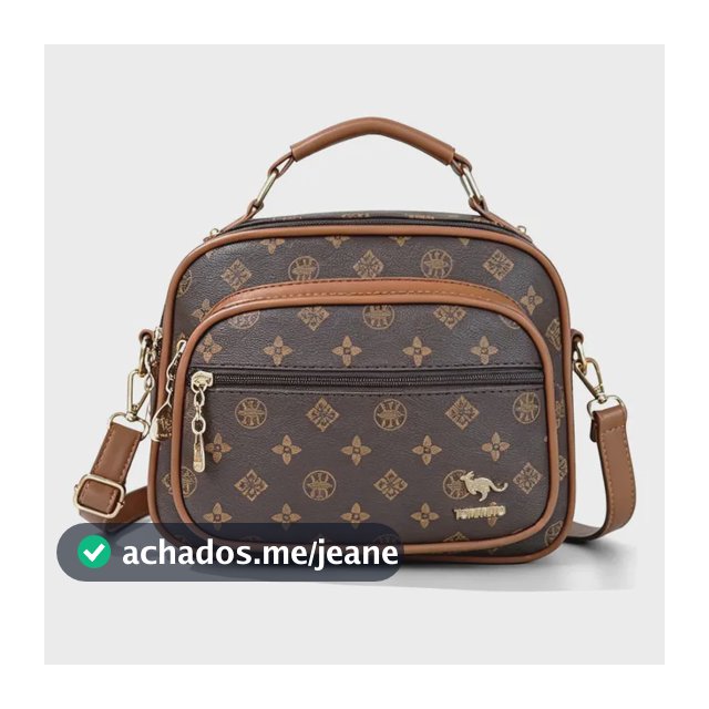 Bolsa Feminina Transversal Tomi Mito Estampada Em Couro Pu