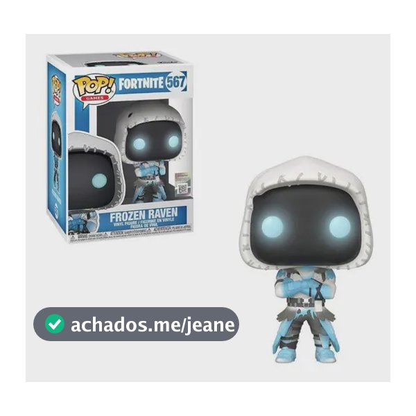 Boneco Funko Pop Fortnite Frozen Raven 10cm Vinil