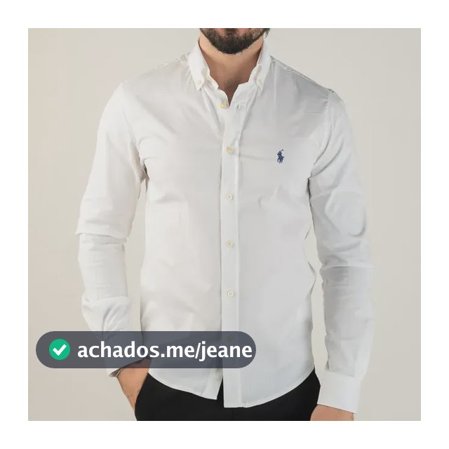 Camisa Social Masculina Slim Branca