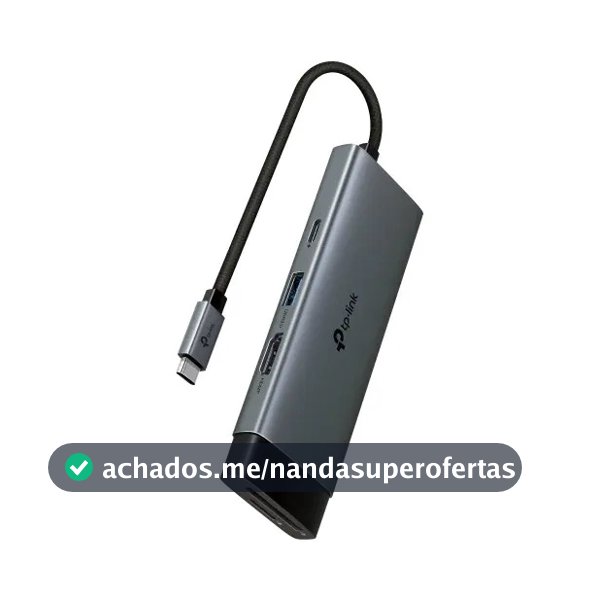 Hub TP-Link USB Tipo C 7 em 1 UH7021C
