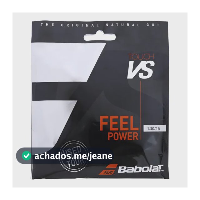Corda Babolat Vs Touch 1.30m C/12m Tripa Natural - Set Un 1.3 Mm