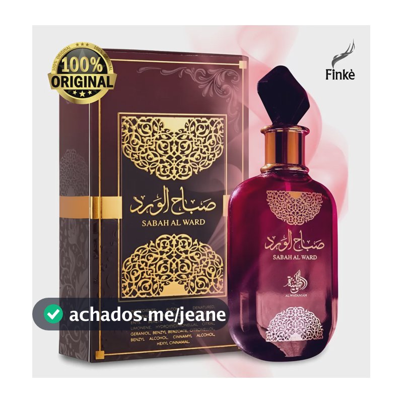 Perfume Árabe Sabah Al Ward Wataniah 100ml - Eau De Parfum Feminino
