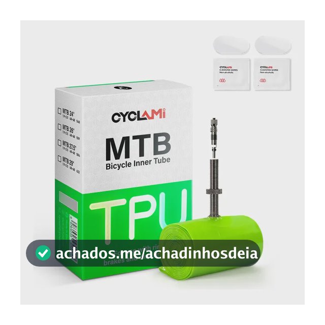 Câmara De Ar Tpu Bicicleta 65g Mtb 26/27.5/29  X 1.9-2.5 1un