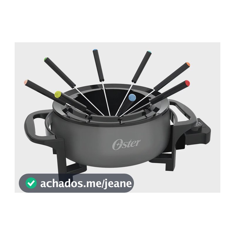 Panela Elétrica Oster Para Fondue, 4 Temperaturas, Cor Cinza