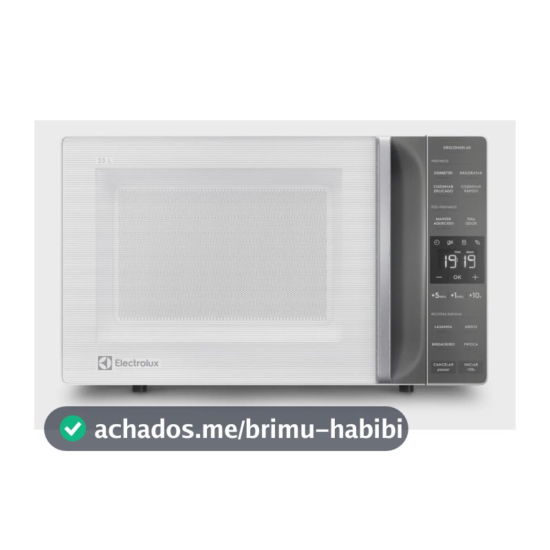 Micro-ondas Electrolux Branco 23L Efficient ME23B