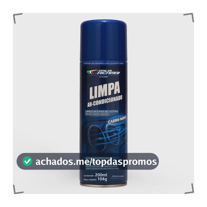 Limpa Ar Condicionado Higienização Carro Novo Spray