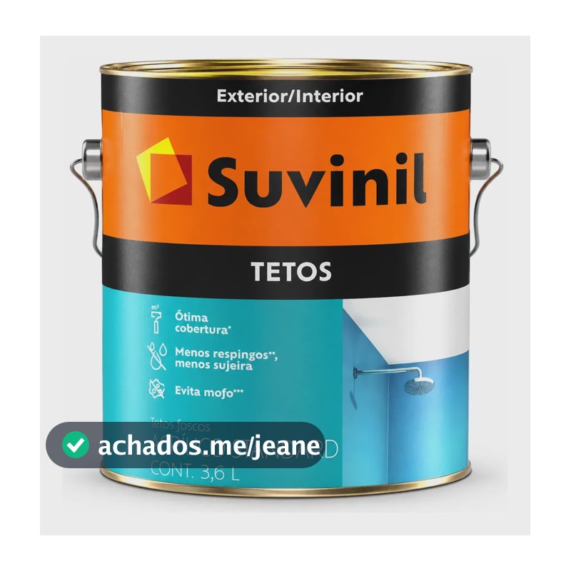Tetos Branco Neve 3,6l Suvinil Branco