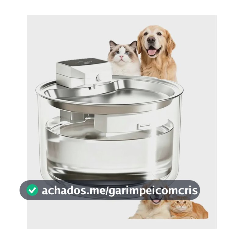 3L Fonte De Água Smart Bebedouro Automático Silencioso De Aço Inoxidável E ABS Para Gatos E Cães Com Filtragem 4 Níveis Branco