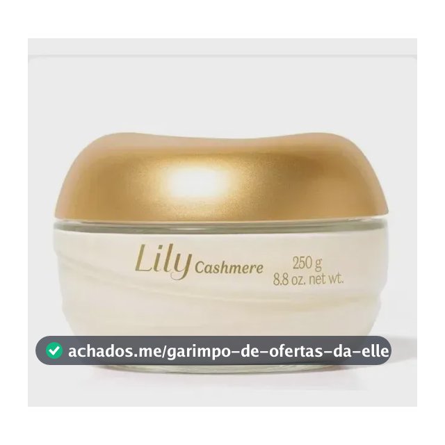 O Boticário Lily Cashmere Creme Acetinado 250g