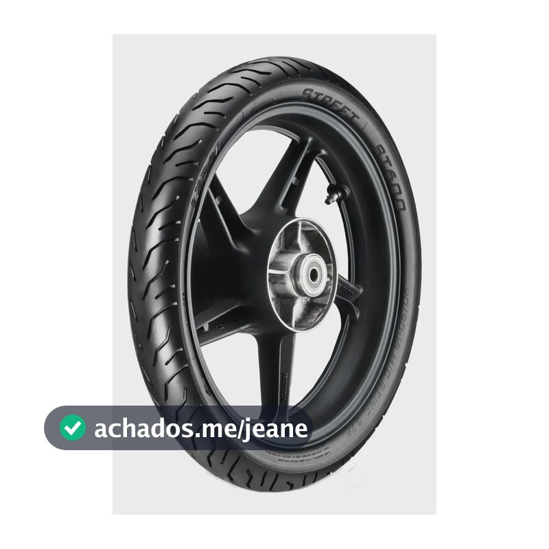 Pneu Ybr 125 Cbx 200 Cg 160 90/90-18 57p Tl St600 Vipal Traseiro