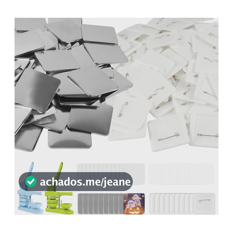 Máquinas Advertising Photobots Pins E Bottons 50 Emblemas 5x5cm Quadrado Mecolour