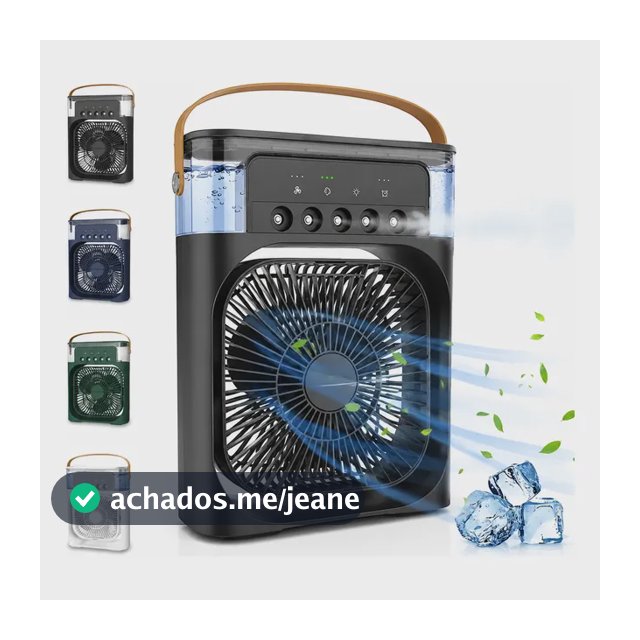 Climatizador De Ar Portátil Com Umidificador E Ventilador Us Aléatorio 110v/220v