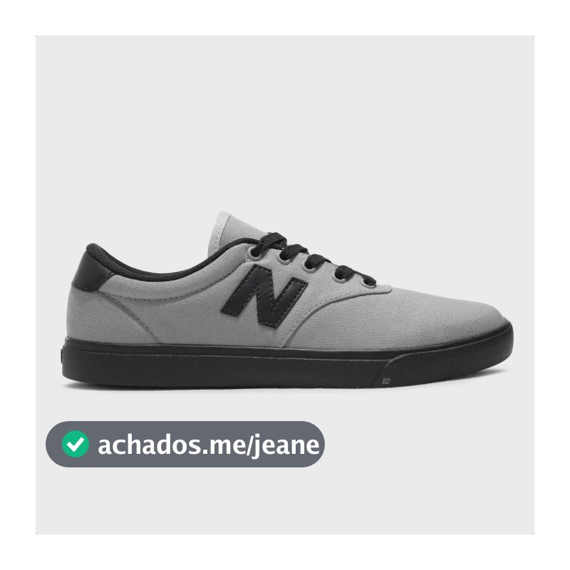 Tênis New Balance 55 Unissex Casual Original Cinza/preto 35 Br