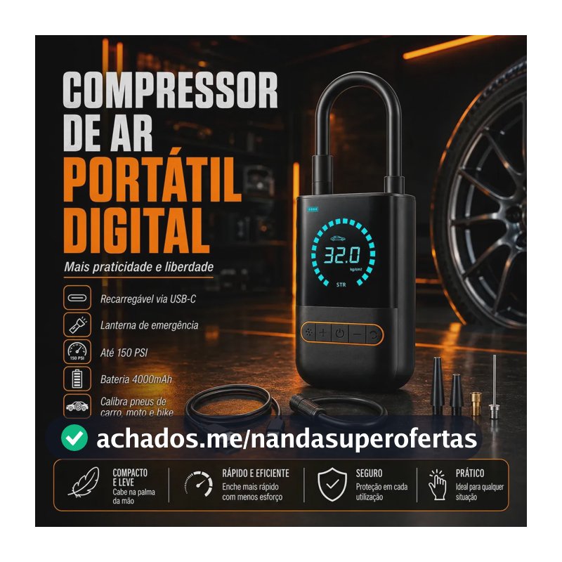 Compressor De Ar Mini Bomba Calibrador De Ar Portátil Recarregável Para Pneus De Bicicleta Moto Carro Bolas Infláveis