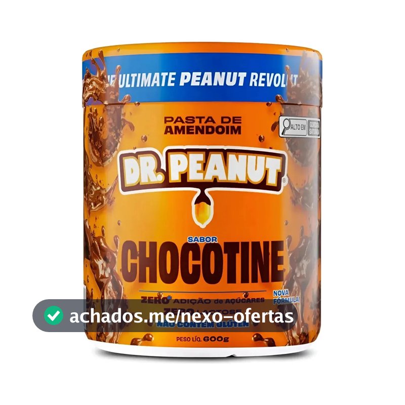 Pasta de amendoim Dr. Peanut Gourmet sabor Chocottine x 600g