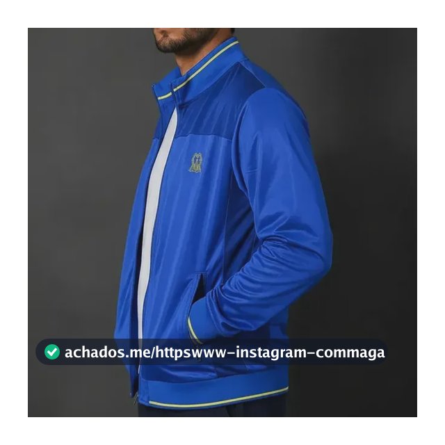 Jaqueta Esportiva Polo Wear Com Zíper Azul M