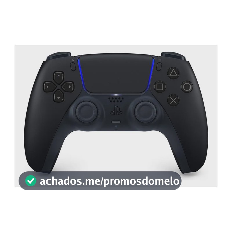 Controle Joystick Sem Fio Sony PlayStation 5 CFI-ZCT1W Midnight Black