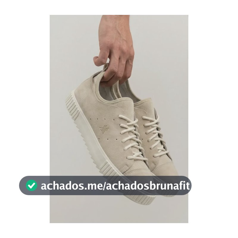 Tênis Masculino Polo Wear Camurça Casual Premium Off White | Liso Liso 39 Br