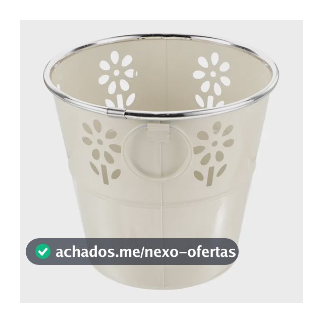 Balde De Flores De Ferro Vintage Handle Plant Planter Flower