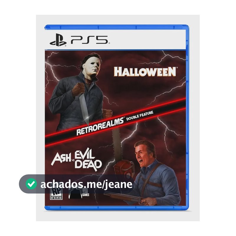 Halloween E Ash Vs Evil Dead Retrorealms Double Feature Ps5