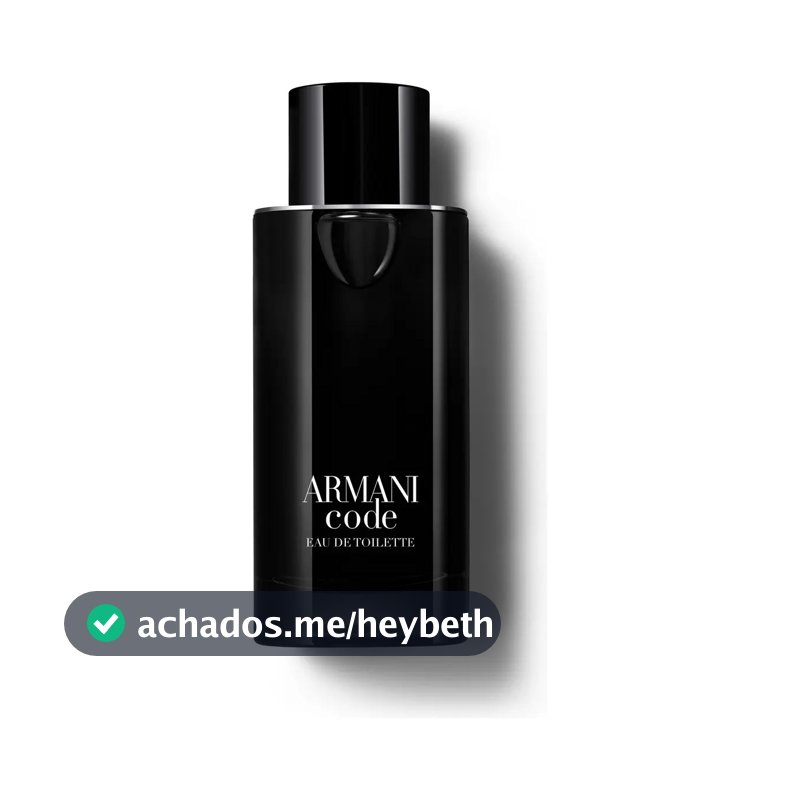 Perfume Masculino Armani Code Eau de Toilette Refilável, 125ml