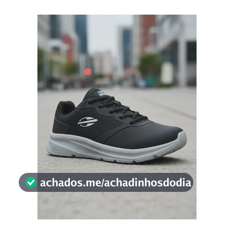 Tênis Mormaii Unissex Esportivo Academia Confortável Casual Preto/cinza Mormaii 35 Br