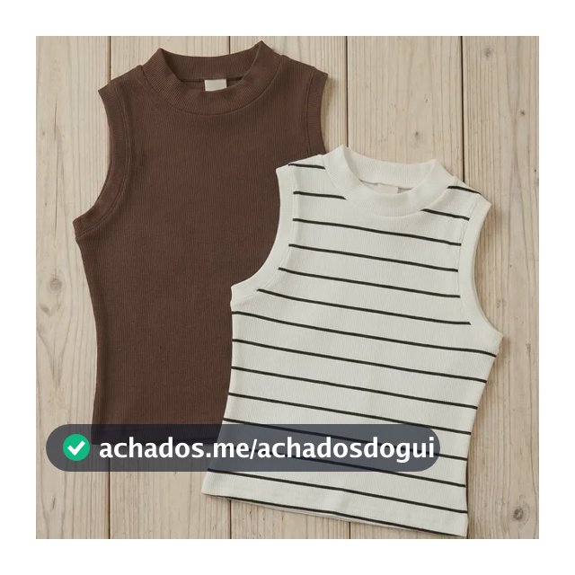 Kit 2 Camisetas Regatas Menina Juvenil Infantil Blogueirinha