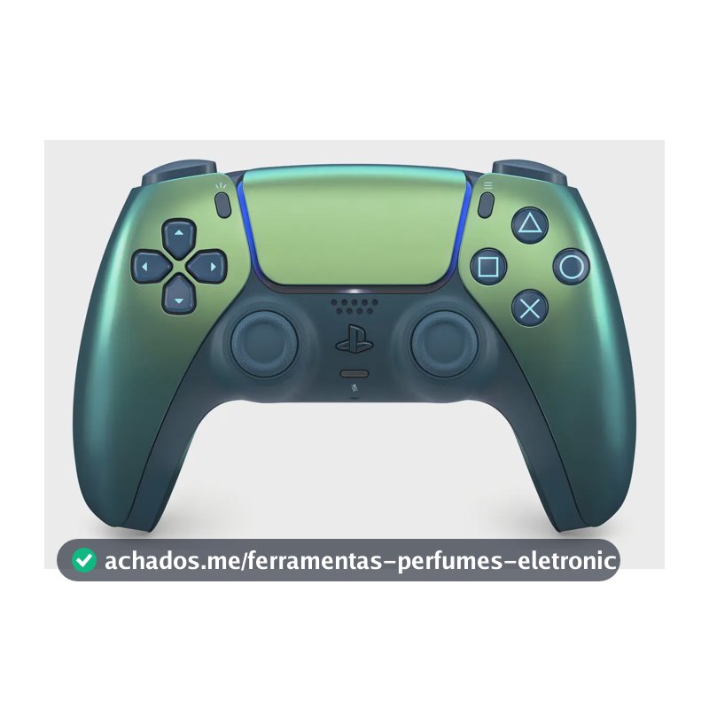 Controle sem fio DualSense Chroma Teal PS5 Sony CFI-ZCT1W cor verde