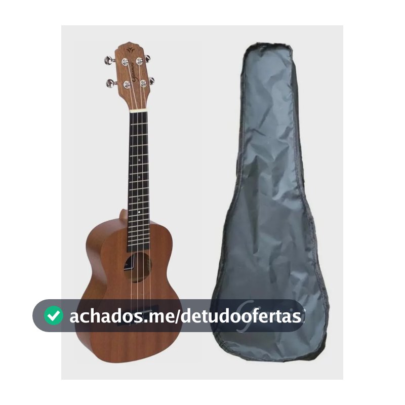 Ukulele Concert Giannini Guk-23 Acústico Nylon Com Bag Cor Walnut Satin