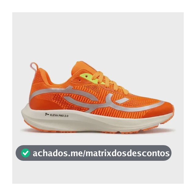 Tênis Masculino Olympikus Academia Caminhada Confortável Laranja 41 Br