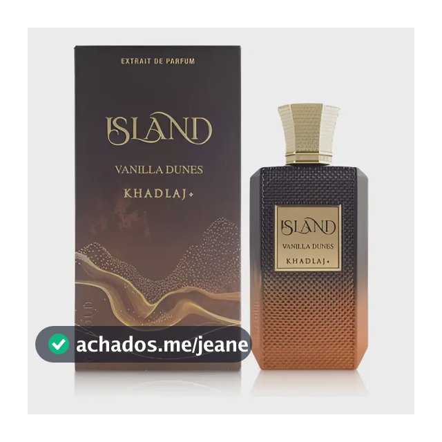 Perfume Khadlaj Island Vanilla Dunes Extrait De Parfum 100ml