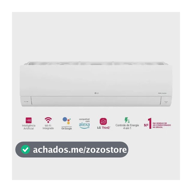 Ar-condicionado Hw LG Dual Inverter +ai Voice 12k R32 Fr 220 Branco