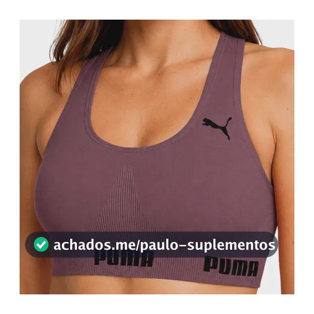 Top Puma Academia Fitness Original Nadador Alta Sustentação