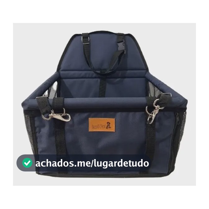 Cadeirinha Assento Banco De Carro P/ Cães Cachorro Gatos Pet Cor Azul-escuro