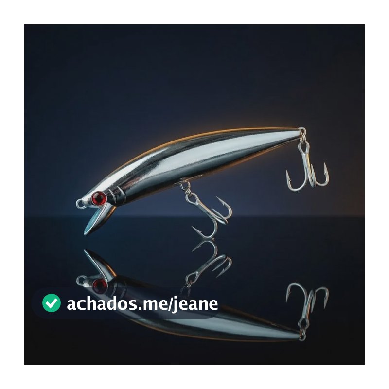 Isca Artificial Nelson Nakamura Borá 10 Cromada Lançamento 301 8,1 A 10cm