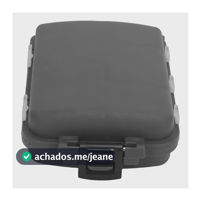 Estojo Portátil Para Iscas E Anzóis 2pcs Pesca