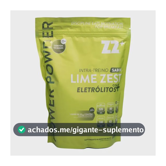 Suplemento em pó Z2 Performance Z2+ Carboidratos Power Powder sabor Lime Zest x 900g