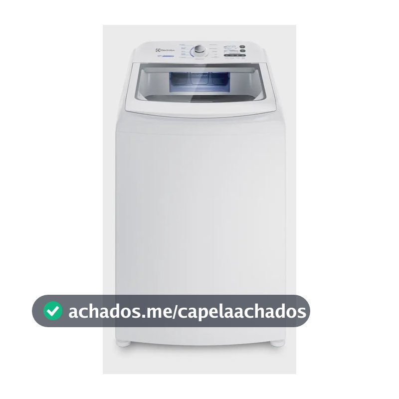Máquina de Lavar 17kg Electrolux Essential Care com Cesto Inox, Jet&Clean e Ultra Filter LED17