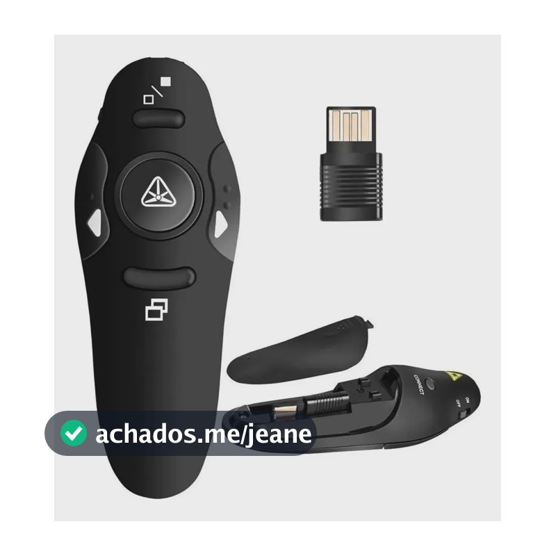 Controle Sem Fio Apresentador De Slides Com Laser
