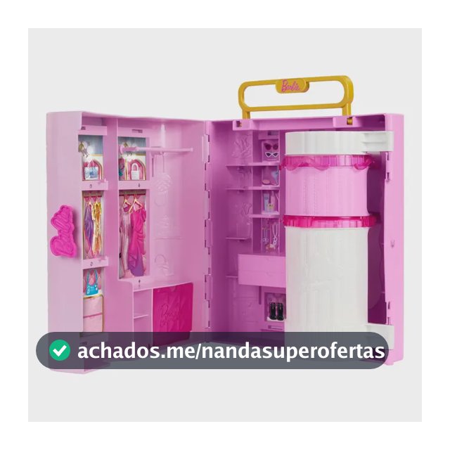 Barbie Conjunto De Brinquedo Closet Deluxe Style Multicolorido