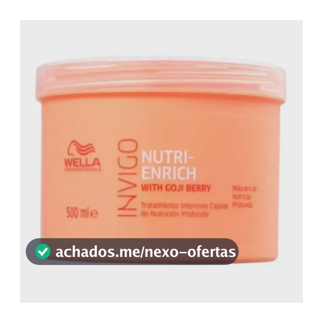Máscara Invigo Nutri Enrich 500ml Wella Professionals