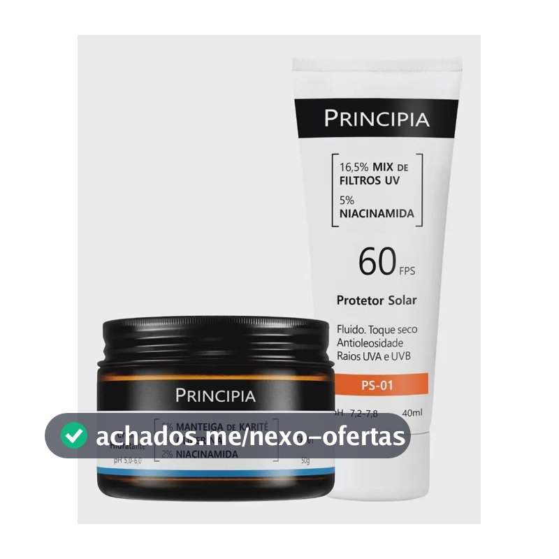 Principia Kit Dupla Diária Com Fps 60 Todo Tipo De Pele Dia/noite