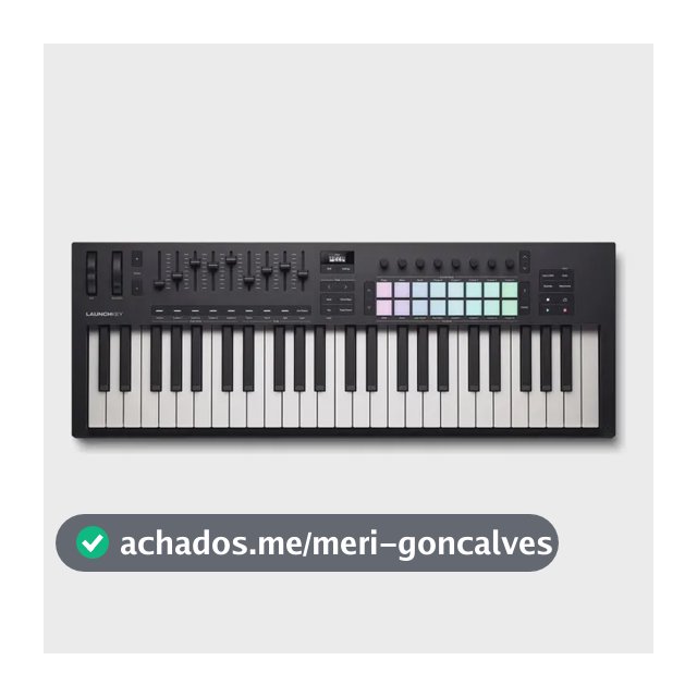 Teclado Midi Novation Mk4 Launchkey 49 Teclas