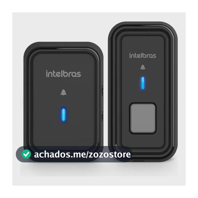 Campainha Sem Fio Intelbras CIB 101 Preta