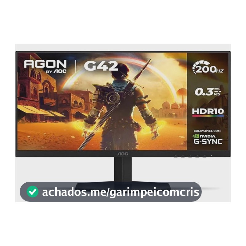 Monitor Gamer Aoc 23.8  24g42he Full Hd 200hz 0.3ms Ips