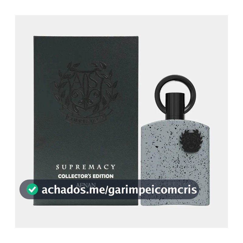 Supremacy Collector's Edition Afnan Perfume Árabe Eau De Parfum 100ml Masculino